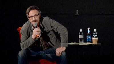 Comic Marc Maron hosts the WTF podcast show. Rick Diamond / Getty Images for Bud Light / AFP