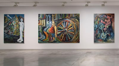 Sharjah Art Foundation's major retrospective on Hassan Sharif titled I Am the Single Work Artist. Held from 2017-2018, the exhibition charted the Emirati artist's career from 1973 to 2016, and displayed 400 of his 3,500 works. Courtesy Sharjah Art Foundation