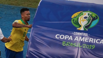 Jesus's fist connects with the bench. AP Photo