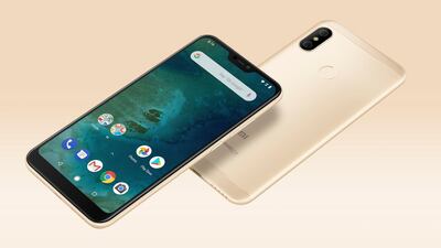 Xiaomi launched its new smartphone Mi A2 Lite in Dubai on Wednesday. Courtesy Xiaomi