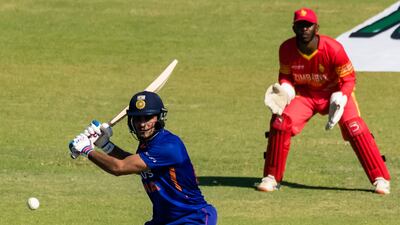 Shubman Gill scored a quick 82. AFP
