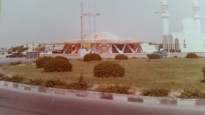 The Flying Saucer building in Sharjah in the 1980s. Photo: Gerard Reymond