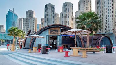 Retro Feasts has opened in The Beach, opposite JBR in Dubai. Courtesy Retro Feasts