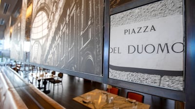 The menu features whimsically named dishes