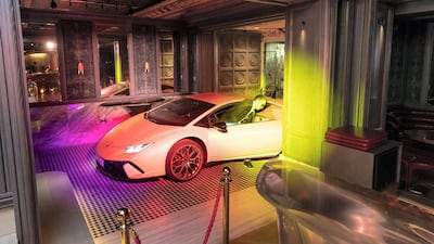 It will cost you Dh10,000 to take your car in to Secret Room. Antonie Robertson / The National