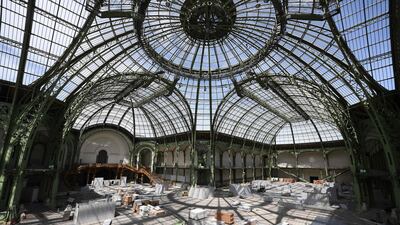 This file photo taken on May 15, 2017 shows the Grand Palais in Paris, the proposed venue for the 2024 Olympic Games taekwondo and fencing events, as the IOC Evaluation Commission continues its visit to Paris, before a vote for the 2024 Summer Olympics. Franck Fife / AFP