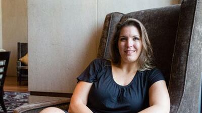 Amelie Zegmou will climb Mont Blanc to raise money for underprivaliged children in the Middle East. Duncan Chard / The National