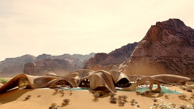 Saudi Arabi'a Azulik AlUla Resort aims to combine art and sustainability in a unique landscape. Photo: Royal Commission for AlUla