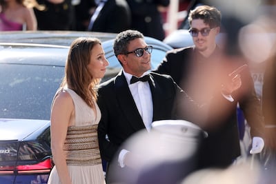 Kenzy Abdallah and Asser Yassin at the opening ceremony of the 79th Cannes Film Festival. Getty