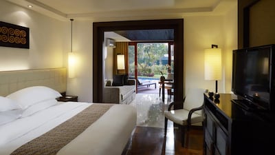 The Premium Lagoon Access Suite Room at Melia Bali. Courtesy: Melia Bali