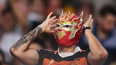 A Fan before the game. Reuters