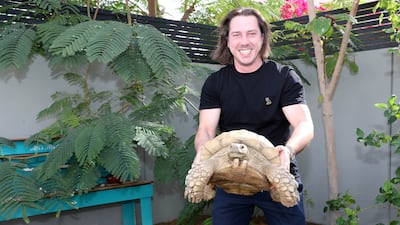 The couple have two tortoises