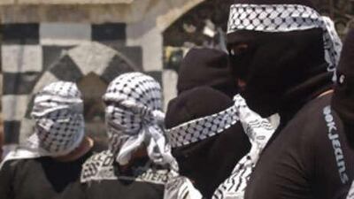 Fatah delivers a statement about the recent factional fighting in the Gaza Strip.