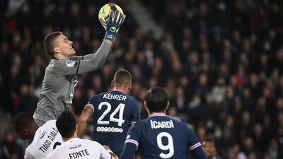 LILLE PLAYER RATINGS: Ivo Grbic – 6. Will have been surprised that he didn’t have much to do in the first half, but the loanee gathered Neymar’s shot after initially parrying it, then stopped Di Maria. Had no chance of stopping either goal. AFP