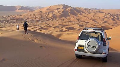Sea of sand: the Empty Quarter covers 585,000 sq km and spans four countries.