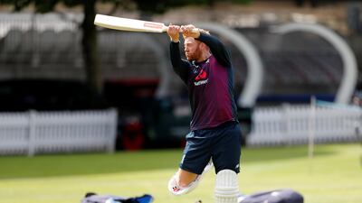 England's Jonny Bairstow during nets. Action Images via Reuters