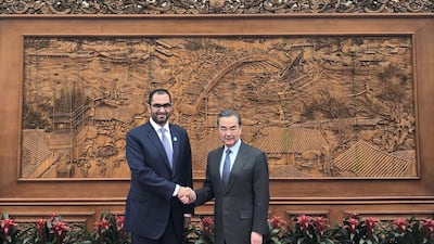 Dr Sultan Al Jaber, UAE Minister of State and Adnoc Group CEO, met with Wang Yi, China's Minister of Foreign Affairs during a two-day visit to China.
