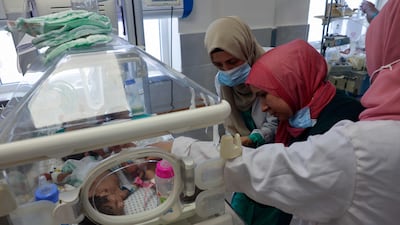 A top health official in the Gaza Strip said all 31 premature babies at Al Shifa Hospital had been evacuated on November 19. AFP