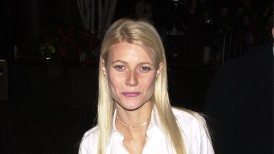 Gwyneth Paltrow, in a simple shirt and trousers, arrives for the premiere of 'Snatch' on January 18, 2001 in Hollywood, California. Getty Images