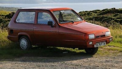 The Robin Reliant.