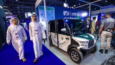 A Dubai Police K9 mobile unit