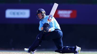 Tom Prest hit an unbeaten 154 for England against the UAE. Photo: ICC