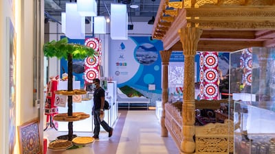 Tajikistan's pavilion highlights the harmony of human life with nature using the source of life: water. Photo: Expo 2020