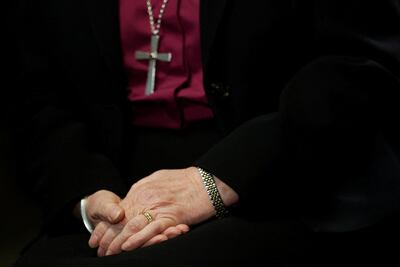 Archbishop of Canterbury-designate Sarah Mullally in Canterbury, Britain. Reuters