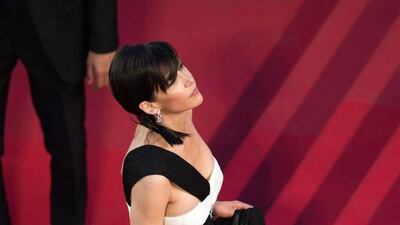 Sophie Marceau in Vionnet. AFP