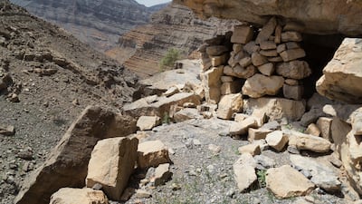 The UAE's terrain could help space scientists to test equipment and rovers to be used on Mars and the Moon. Pictured here is Ras Al Khaimah's Leopard Canyon. Photo: PJ van Schalkwyk for The National