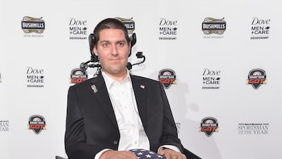 Pete Frates, the man who inspired the viral #IceBucketChallenge that raised millions of dollars for ALS research, has died at age 34, his family says in a statement released by Boston Collegeon December 9, 2019. AFP / GETTY IMAGES NORTH AMERICA / Michael loccisano