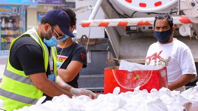 ‘Your City Needs You’ campaign supports the most vulnerable people amid the Covid-19 outbreak. Courtesy - Dubai Media Office