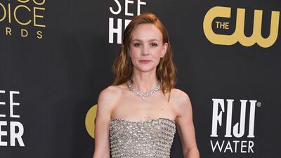 Carey Mulligan attends in Dior Haute Couture. Reuters