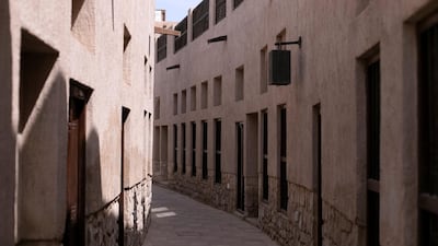 Al Shindagha neighbourhood is known today for its coral-clad houses, traditional wind towers and attractions such as the Heritage and Diving Museum, and Sheikh Saeed Al Maktoum House. Reem Mohammed / The National