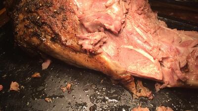 Lamb at St Regis, Abu Dhabi iftar. Stacie Johnson for The National