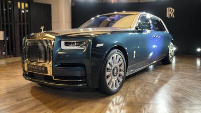 The Rolls-Royce Phantom Iridescent Opulence, another bespoke vehicle, was shown to the world in Abu Dhabi in early 2021.