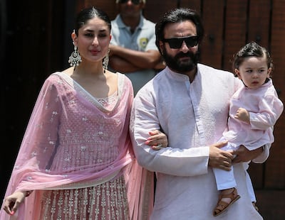 Kareena Kapoor and Saif Ali Khan with their son Taimur