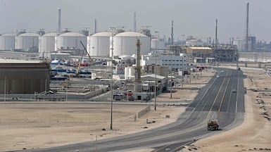 Ras Laffan Industrial City, Qatar’s principal site for LNG production. About 17 per cent of the country's LNG capacity is offline. AFP (file photo)