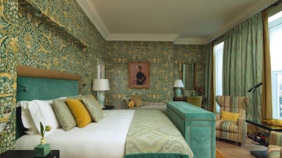 With rooms starting at Dh6,800 a night, Brown’s is not for the business traveller on a budget — but the central London hotel is steeped in history and includes a range of added extras. Courtesy Rocco Forte Hotels