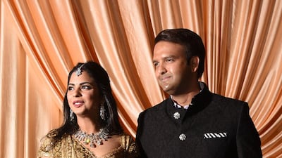 The happy couple. Photo: AFP