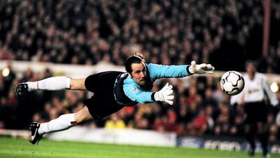 Arsenal goalkeeper David Seaman. Getty