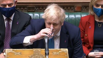 Boris Johnson has yet to face the findings from the Sue Gray report into Downing Street lockdown parties. European Pressphoto Agency
