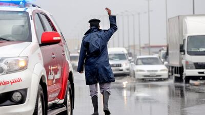 The 39-year-old father had attempted to rescue his son, 13, after he fell into a hole filled with water after days of downpours in the emirate. Photo: RAK Police