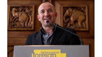 The French author Philippe Claudel, above, won The Independent Foreign Fiction Prize 2010 for his book Brodeck's Report, which was translated by John Cullen.