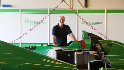 Richard Cregan's Rasgaira Motorsport Team will take part in the new Formula 4 UAE Championship. Christopher Pike / The National