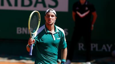Jan-Lennard Struff of Germany beat Casper Ruud of Norway at the Monte Carlo Masters. EPA