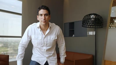 Michael Lahyani, the founder of propertyfinder.ae, describes his time as a start-up owner as the most difficult period he has been through. Antonie Robertson / The National