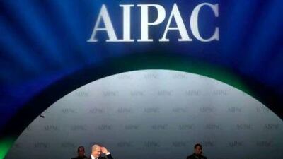 Benjamin Netanyahu addresses the American Israel Public Affairs Committee's annual policy conference earlier this month. Chip Somodevilla / Getty Images
