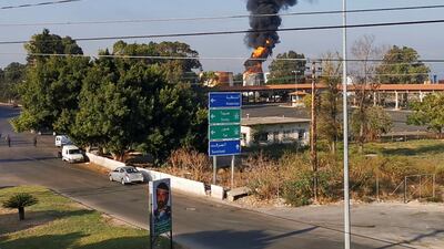 Prime Minister Najib Mikati sent Energy Minister Walid Fayad to inspect the scene. Reuters