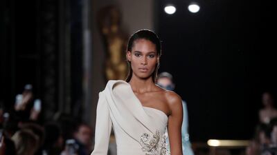 Elie Saab’s spring/summer 2019 couture collection. Reuters